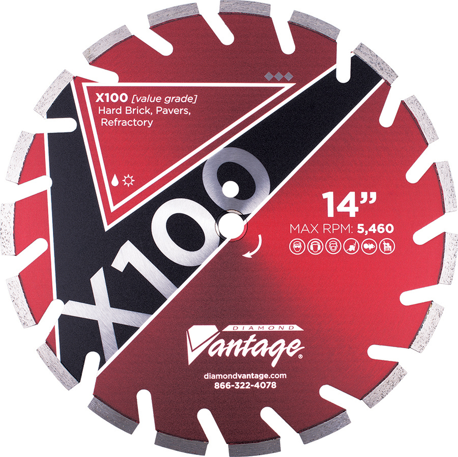 20 x 125 Diamond Vantage Refractory Blade 