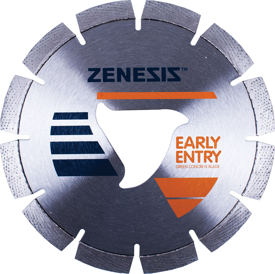 Zenesis EZ Early Entry 6" GREEN Concrete Blades 0622EZ350Z BRAND NEW 